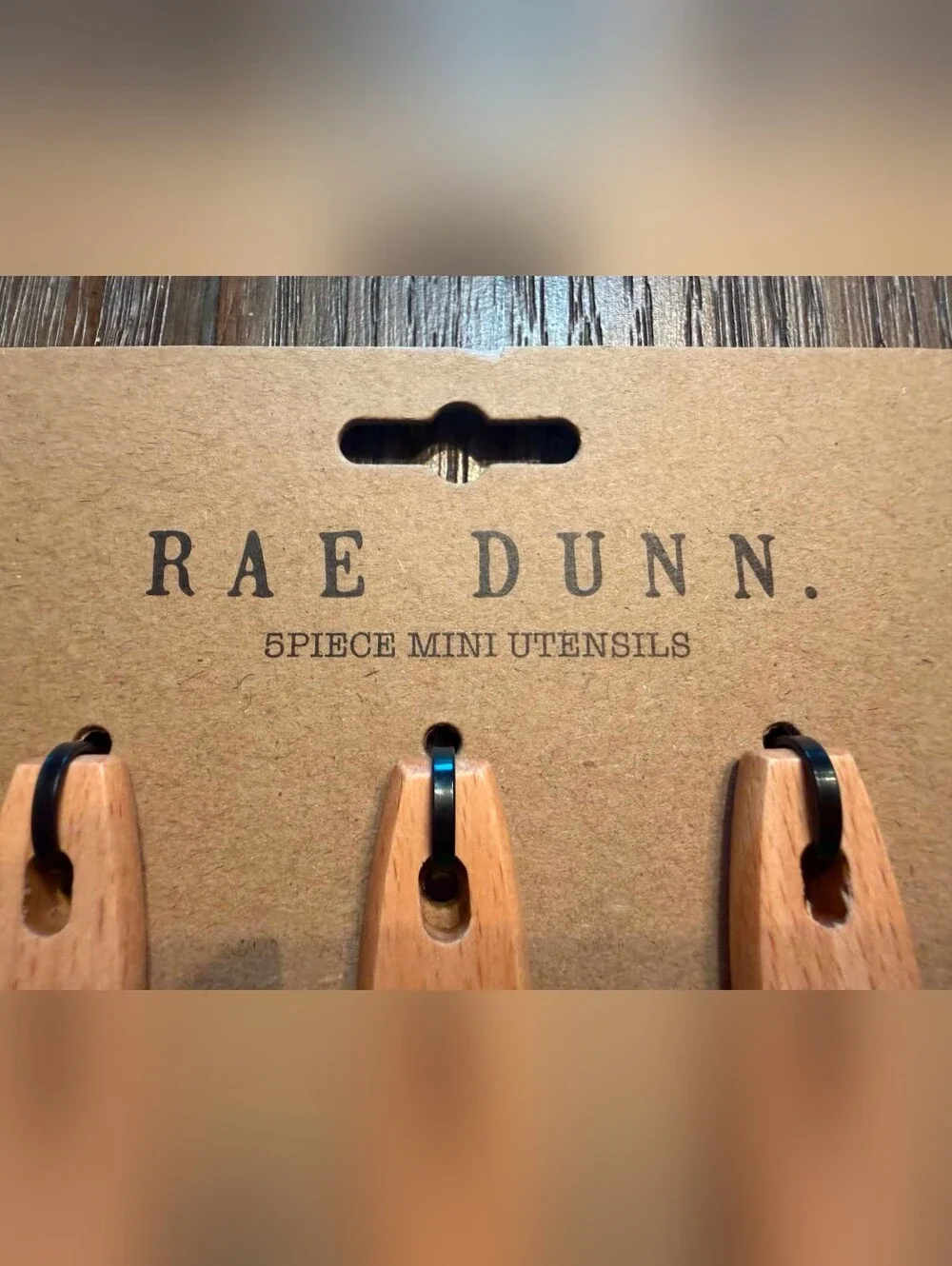 NWT Rae Dunn 5 Piece Mini Utensils Set, each about 8